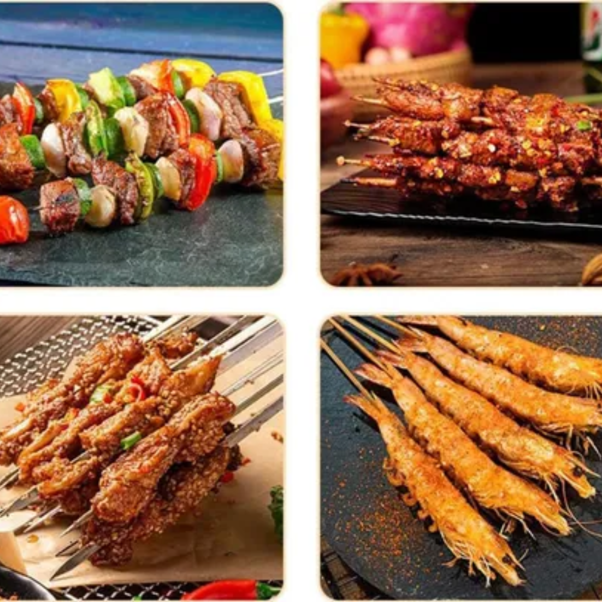 Asador De Pinchos Eléctrico 8 Pinchos